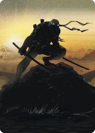 Leonardo, Sewer Samurai Art Card (20/54) [Art Series: Teenage Mutant Ninja Turtles]