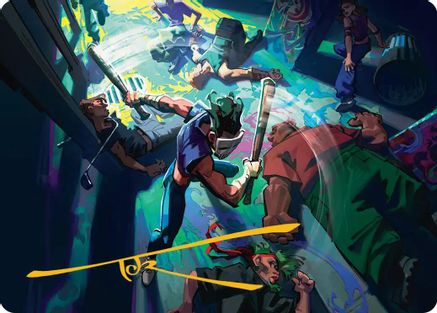 Pain 101 Art Card (Gold-Stamped Signature) [Teenage Mutant Ninja Turtles Art Series]