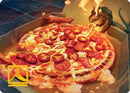 Spicy Oatmeal Pizza Art Card (Gold-Stamped Signature) - [Art Series: Teenage Mutant Ninja Turtles]