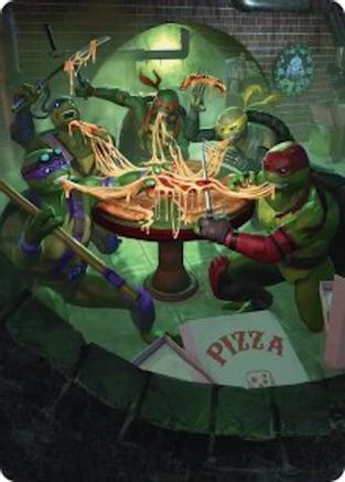 Food Chain Art Card [Art Series: Teenage Mutant Ninja Turtles]