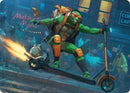 Michelangelo, On the Scene Art Card [Teenage Mutant Ninja Turtles Art Series]