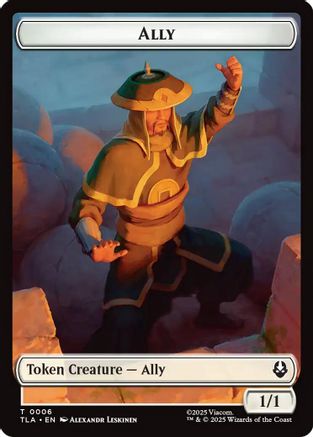 Ally (0006) // Bear Double-Sided Tokens - Avatar: The Last Airbender