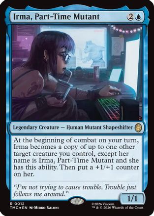 Irma, Part-Time Mutant (Surge Foil) [Commander: Teenage Mutant Ninja Turtles] Foil