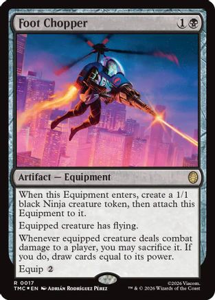 Foot Chopper (Surge Foil) [Commander: Teenage Mutant Ninja Turtles] Foil