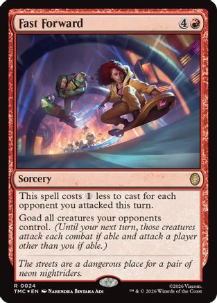 Fast Forward (Surge Foil) [Commander: Teenage Mutant Ninja Turtles] Foil