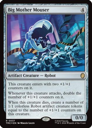 Big Mother Mouser (Surge Foil) - Commander: Teenage Mutant Ninja Turtles Foil