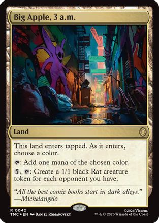 Big Apple, 3 a.m. (Surge Foil) - Commander: Teenage Mutant Ninja Turtles Foil