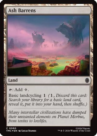 Ash Barrens (Surge Foil) - Commander: Teenage Mutant Ninja Turtles Foil