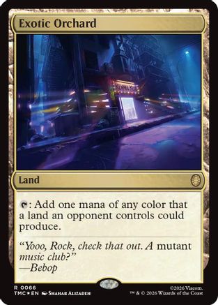 Exotic Orchard (Surge Foil) [Commander: Teenage Mutant Ninja Turtles] Foil