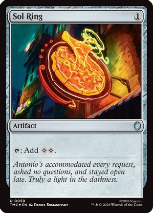Sol Ring (Surge Foil) [Commander: Teenage Mutant Ninja Turtles] Foil