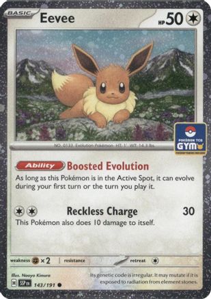 Eevee (Southeast Asia Exclusive) 143 [League & Championship Cards]  - Holofoil