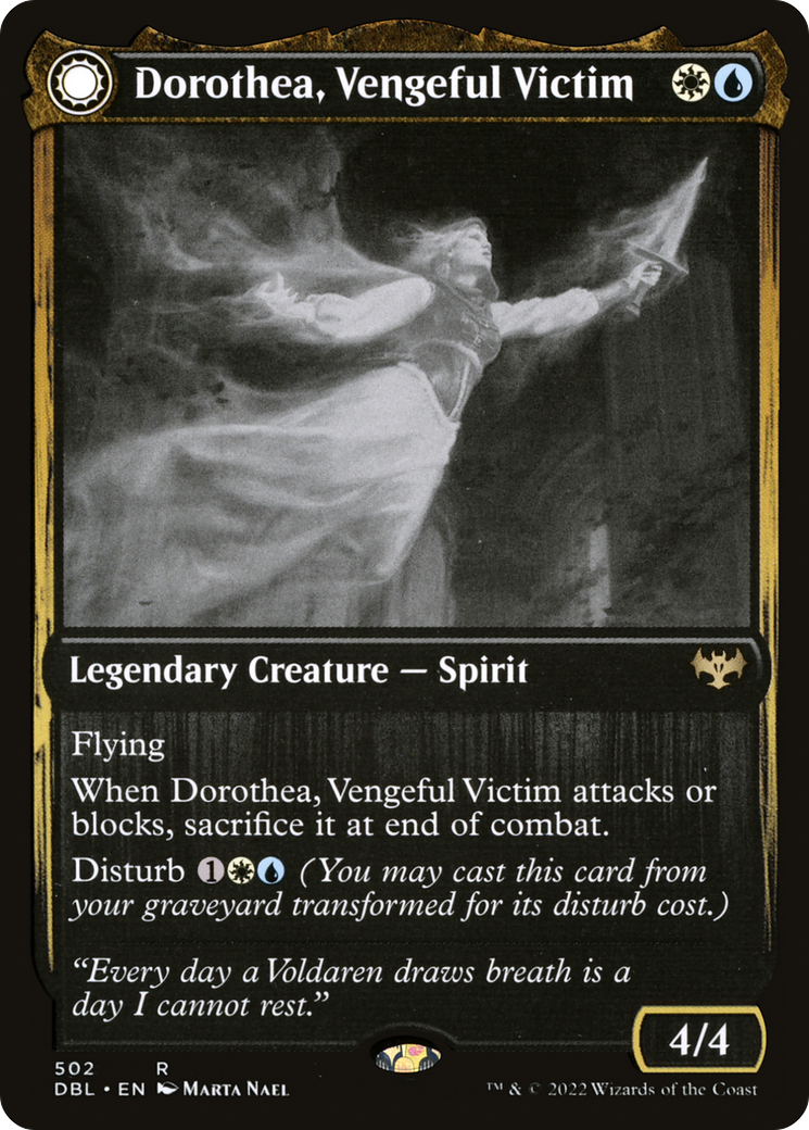 Dorothea, Vengeful Victim: (Double Faced Transform) [Innistrad: Double Feature]