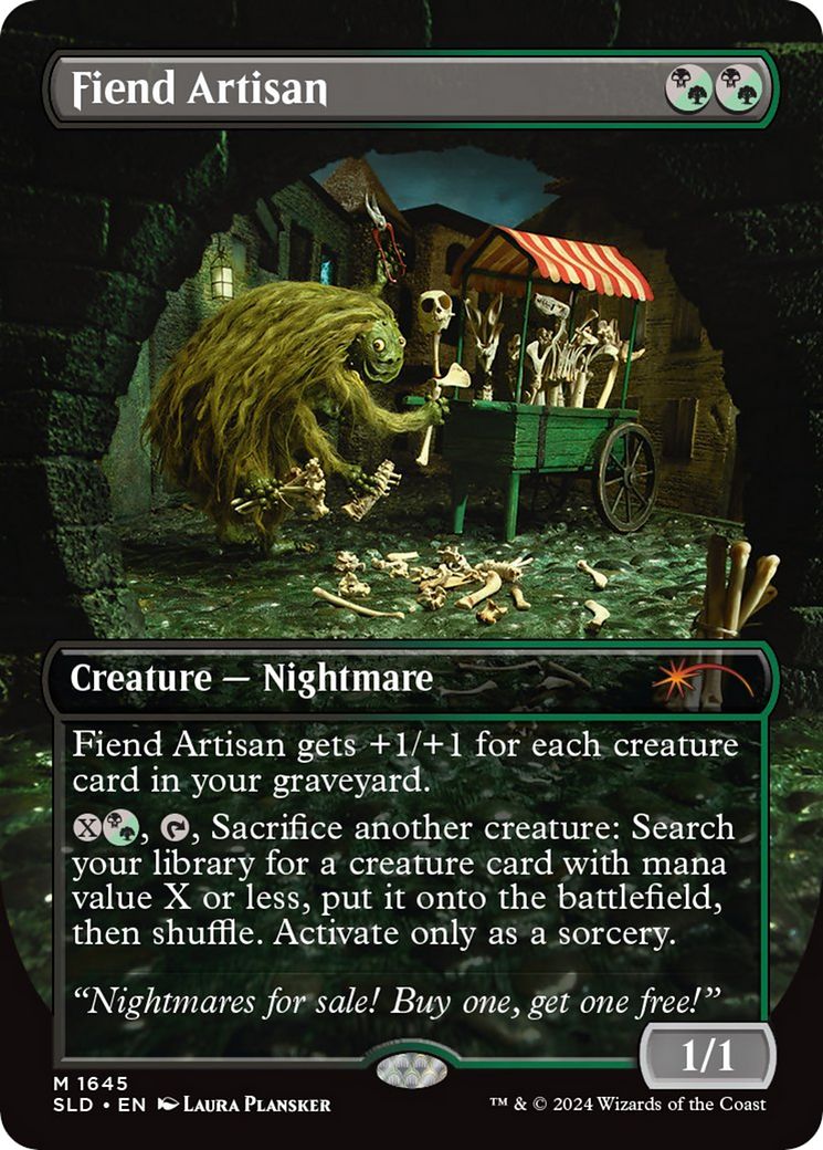 Fiend Artisan (Borderless) [Secret Lair Drop]