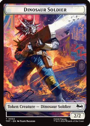 Dinosaur Soldier // Copy Double-Sided Token [Teenage Mutant Ninja Turtles]
