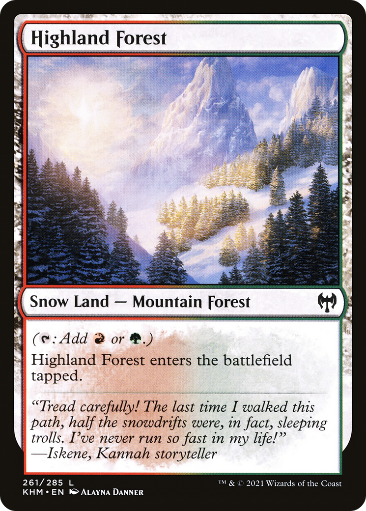 Highland Forest: (snow) [Kaldheim]