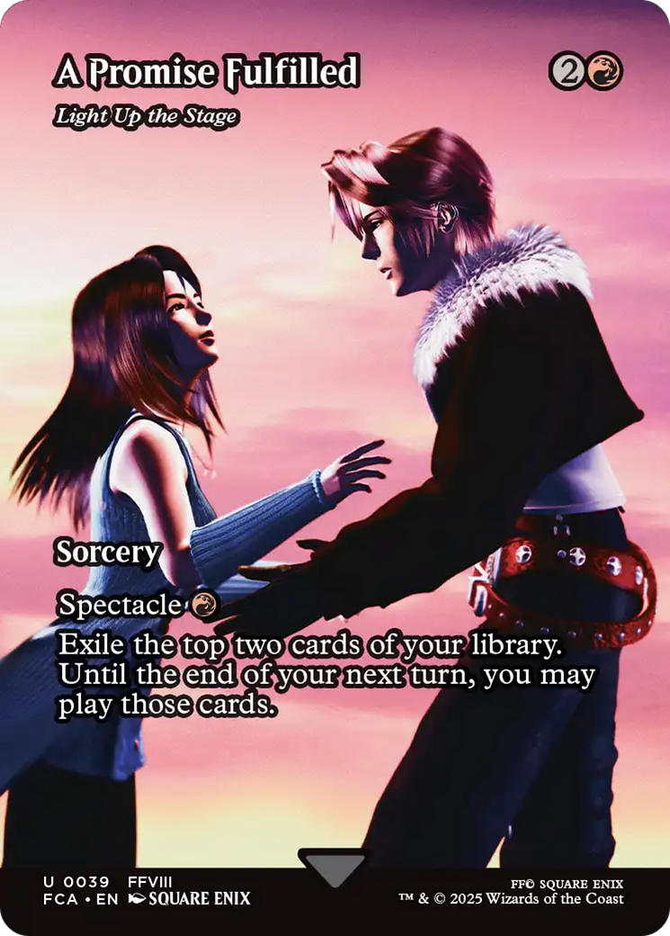 A Promise Fulfilled - Light Up the Stage (Showcase) - FINAL FANTASY: Through the Ages / A Promise Fulfilled (Borderless)