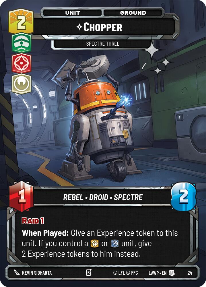 Chopper - Spectre Three (24) (Foil) (24) [A Lawless Time: Weekly Play]