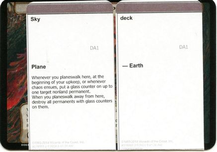 Sky Deck (Black Lotus Unknown Planechase) - [Oversize Cards]