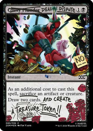 Deadly Dispute (080) (Pool Party Foil) - Secret Lair Drop Series Foil