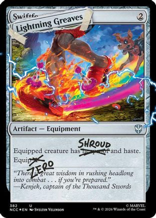 Lightning Greaves (382) (Pool Party Foil) [Secret Lair Drop Series] Foil