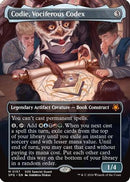 Codie, Vociferous Codex (Borderless) [Secrets of Strixhaven Special Guests]