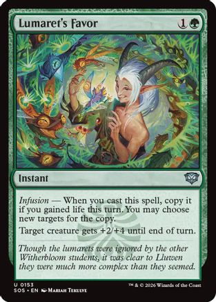 Lumaret's Favor [Secrets of Strixhaven]