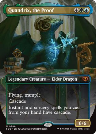 Quandrix, the Proof (Borderless) [Secrets of Strixhaven]
