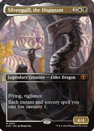 Silverquill, the Disputant (Borderless) [Secrets of Strixhaven]