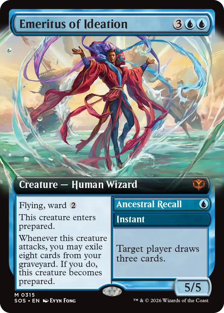 Emeritus of Ideation (Extended Art) [Secrets of Strixhaven]