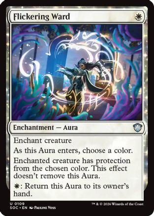 Flickering Ward [Commander: Secrets of Strixhaven]