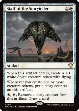 Staff of the Storyteller [Commander: Secrets of Strixhaven]