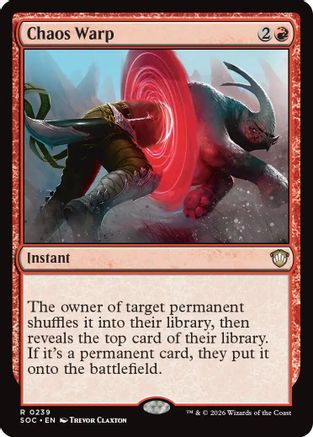 Chaos Warp [Secrets of Strixhaven Commander]