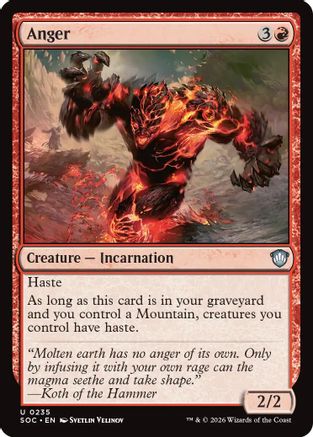 Anger [Commander: Secrets of Strixhaven]