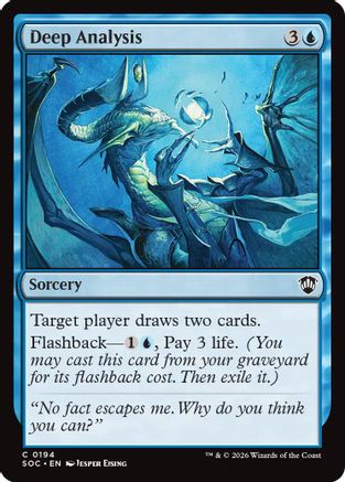 Deep Analysis [Commander: Secrets of Strixhaven]