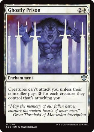 Ghostly Prison [Commander: Secrets of Strixhaven]