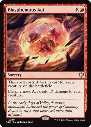 Blasphemous Act [Commander: Secrets of Strixhaven]