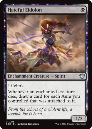 Hateful Eidolon [Commander: Secrets of Strixhaven]