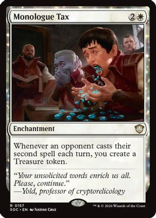 Monologue Tax [Secrets of Strixhaven Commander]
