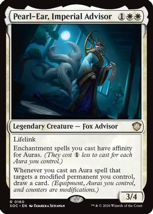 Pearl-Ear, Imperial Advisor [Secrets of Strixhaven Commander]