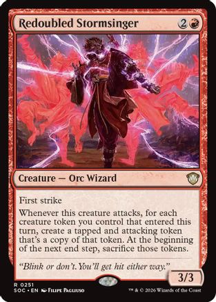 Redoubled Stormsinger [Secrets of Strixhaven Commander]