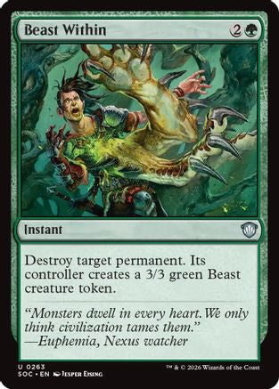 Beast Within [Commander: Secrets of Strixhaven]