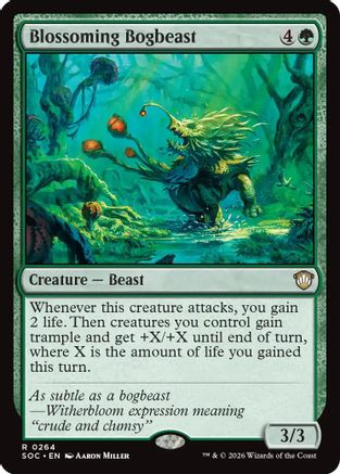 Blossoming Bogbeast [Commander: Secrets of Strixhaven]