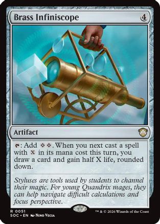 Brass Infiniscope [Commander: Secrets of Strixhaven]