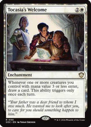Tocasia's Welcome [Commander: Secrets of Strixhaven]