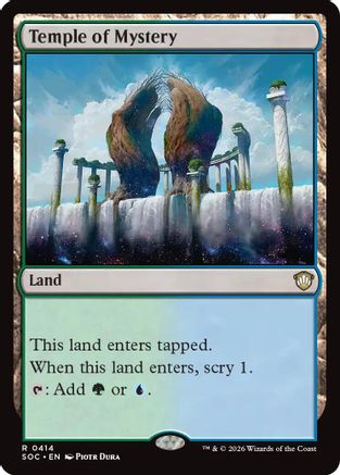 Temple of Mystery [Commander: Secrets of Strixhaven]