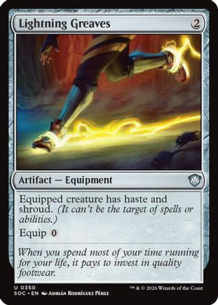 Lightning Greaves [Commander: Secrets of Strixhaven]