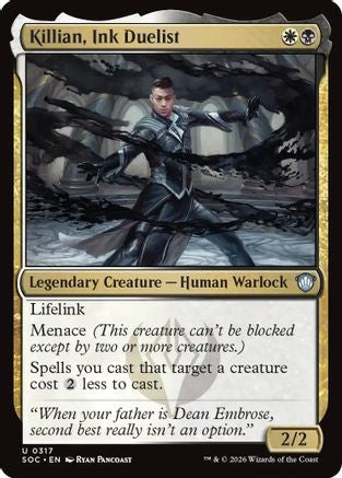 Killian, Ink Duelist [Secrets of Strixhaven Commander]