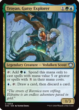 Troyan, Gutsy Explorer [Secrets of Strixhaven Commander]