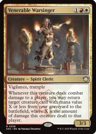 Venerable Warsinger [Commander: Secrets of Strixhaven]