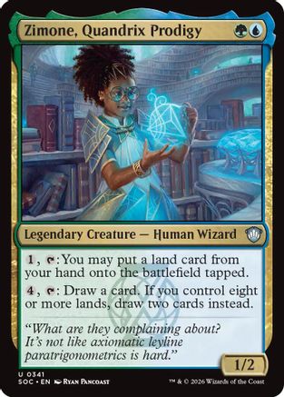 Zimone, Quandrix Prodigy [Commander: Secrets of Strixhaven]